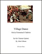 Chabrier - Village Dance for clarinet quartet P.O.D. cover